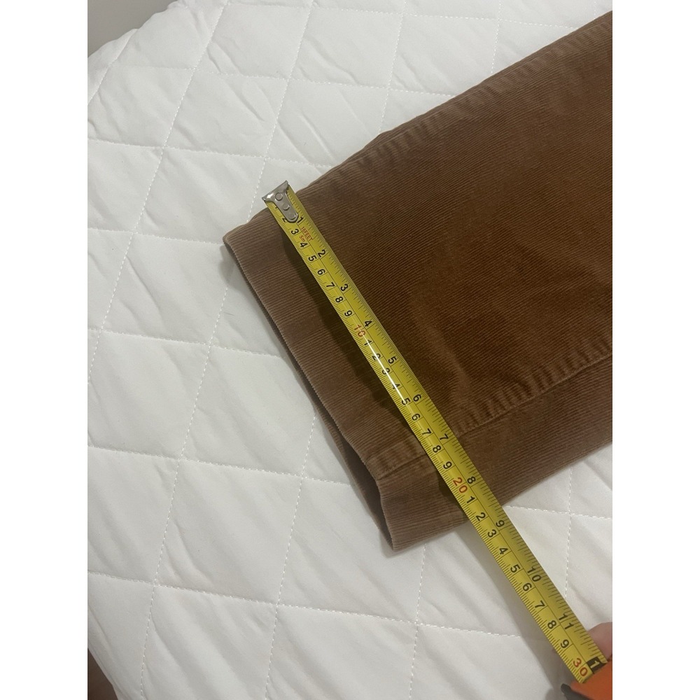 Everlane Womens Brown Corduroy Pants Size 6 High Rise Straight Leg Casual Fall - Picture 8 of 12